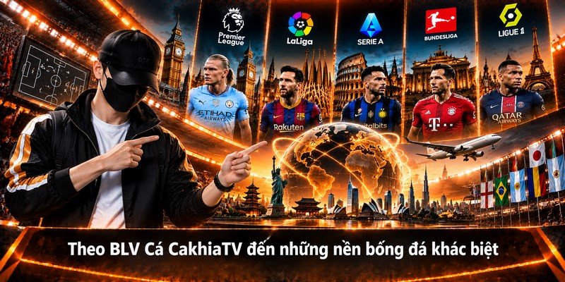 Theo BLV Cá CakhiaTV đến những nền bóng đá khác biệt