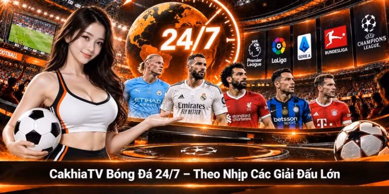 CakhiaTV bóng đá 24/7