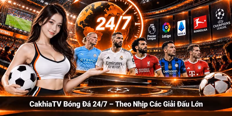 CakhiaTV bóng đá 24/7
